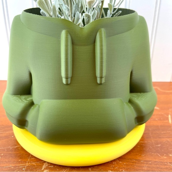 Hoodie Planter Pot, Sweatshirt Flower Pot, Indoor Planter - Picture 2 of 11